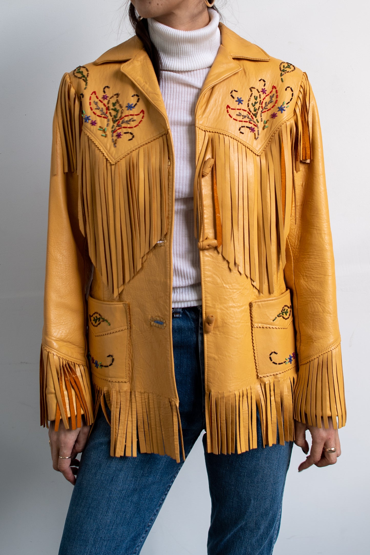 1950's Fringe Beaded Jacket