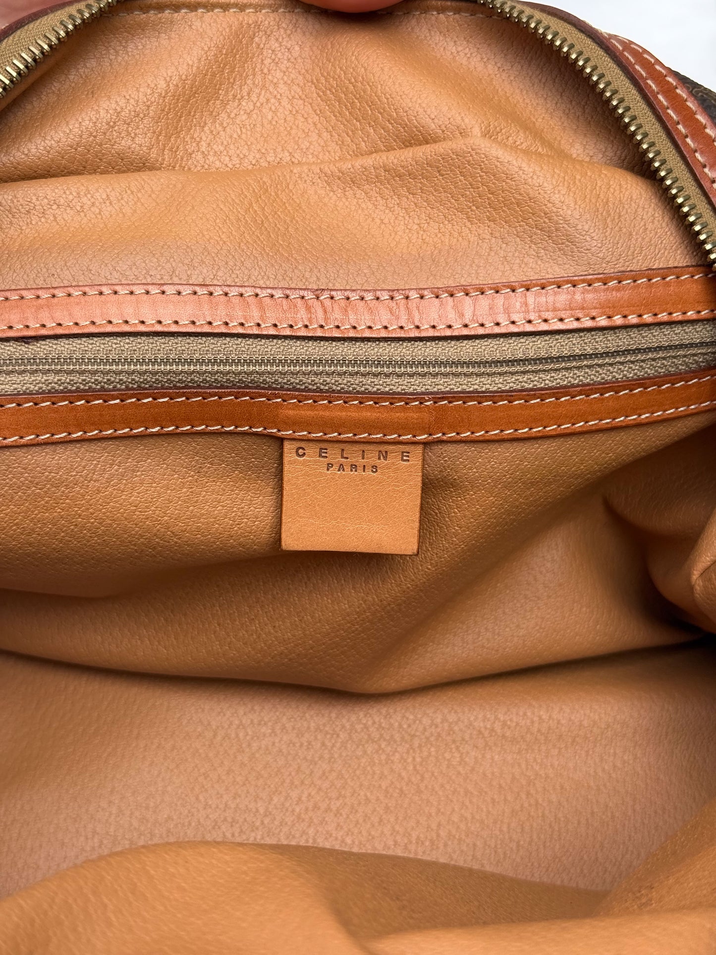 Celine Boston Macadam Leather Purse