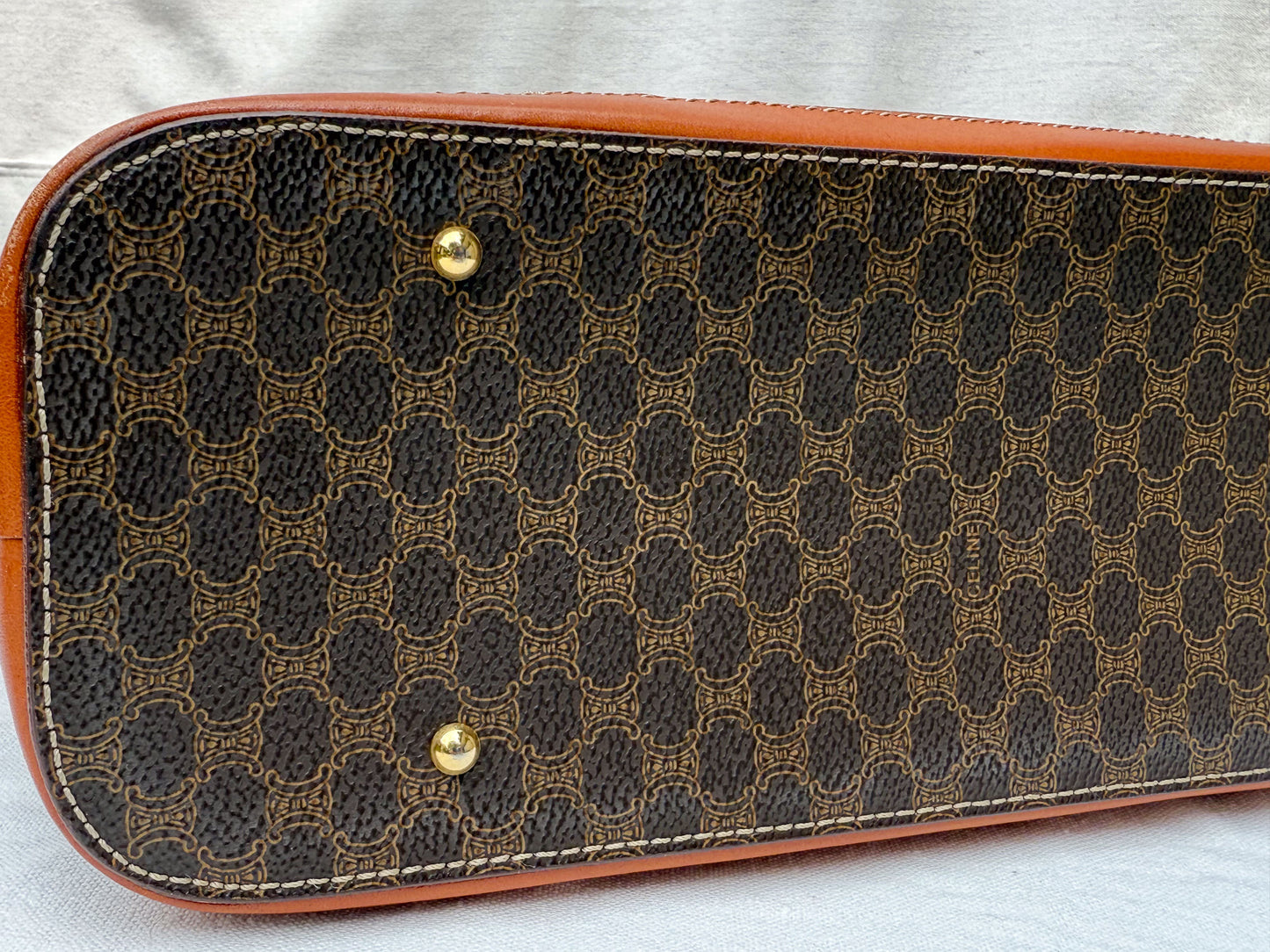 Celine Boston Macadam Leather Purse