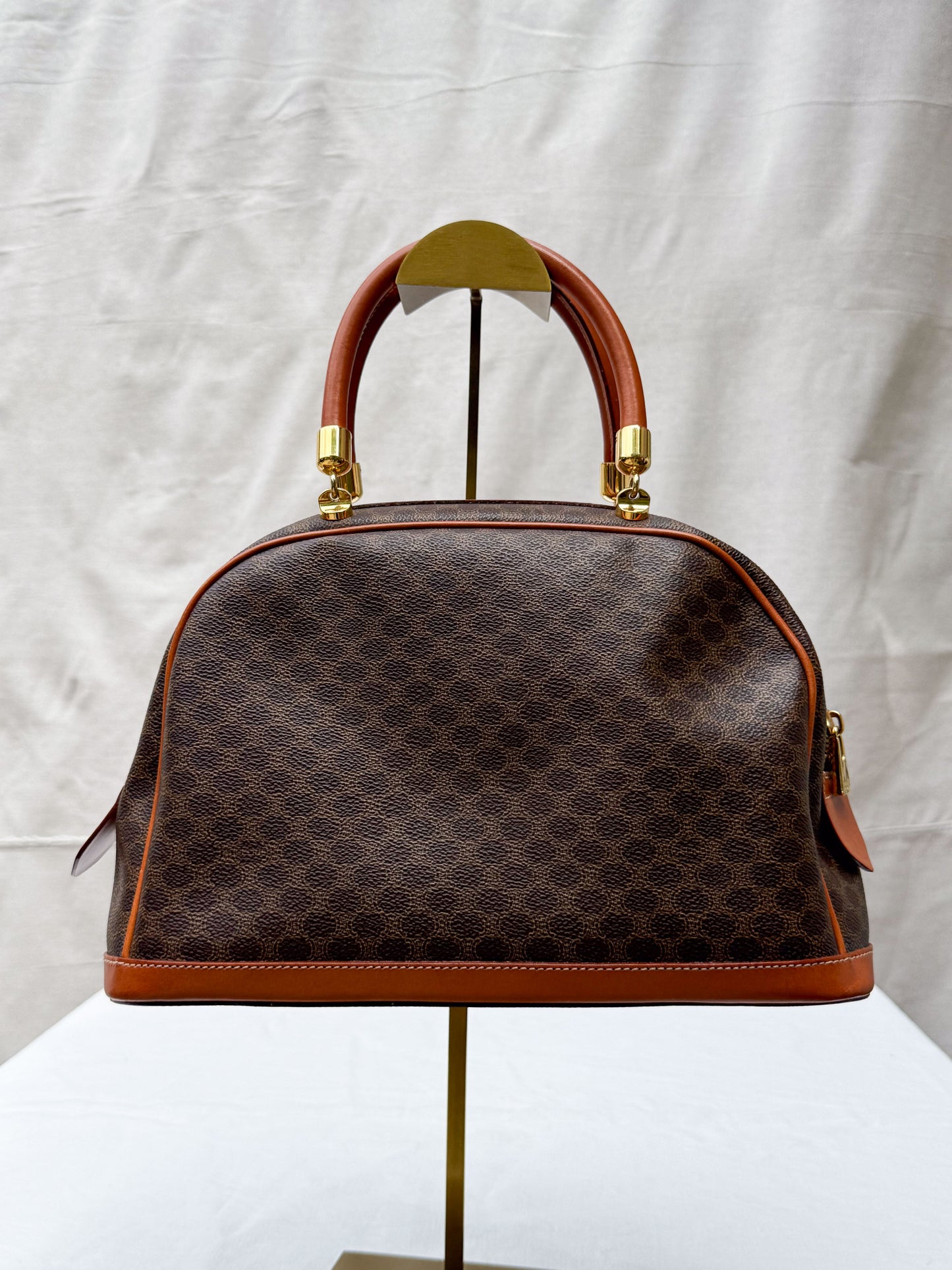 Celine Boston Macadam Leather Purse