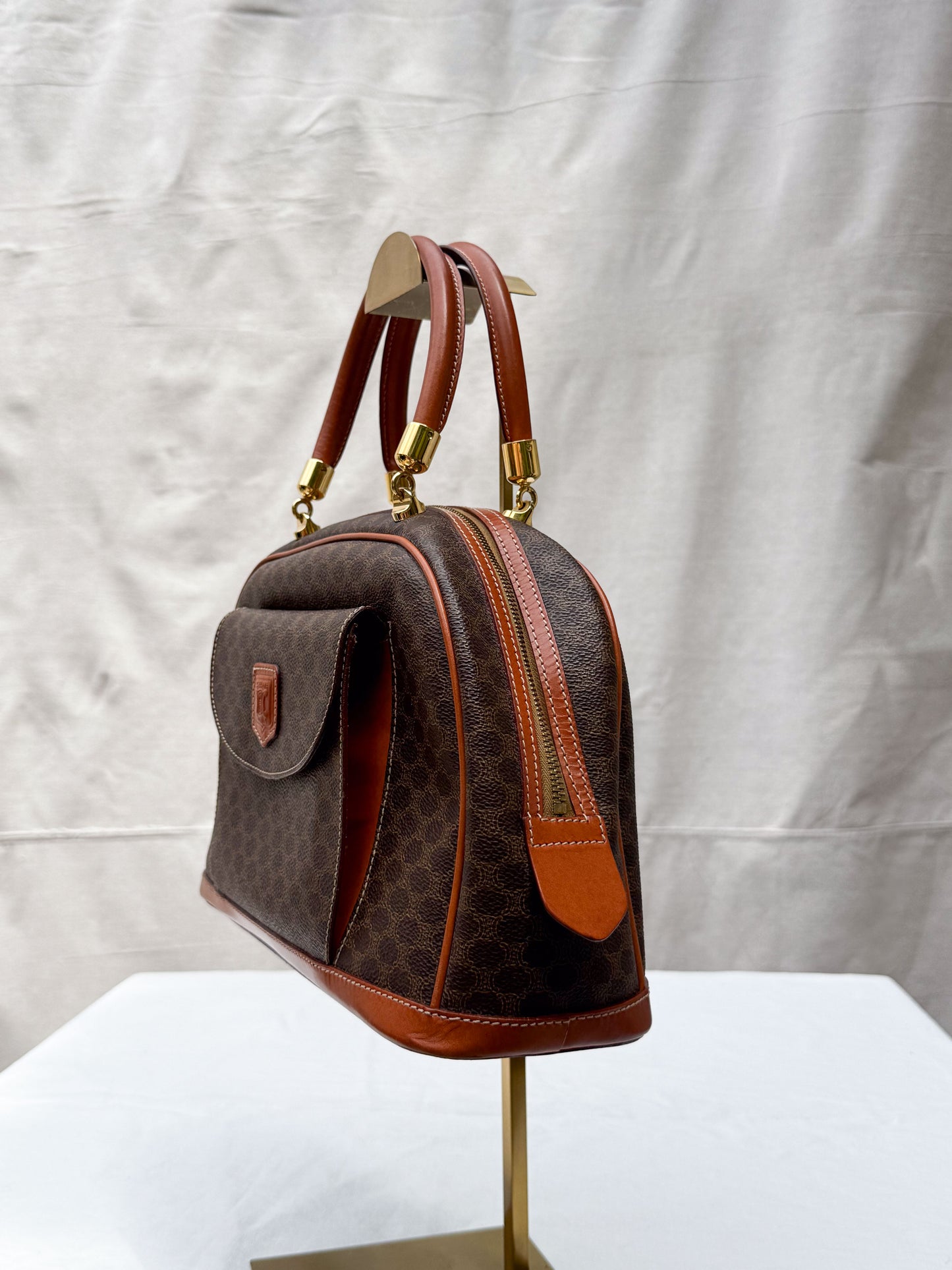 Celine Boston Macadam Leather Purse