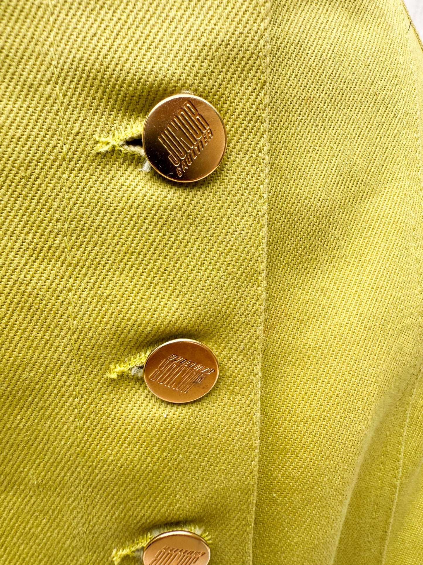 1988 Jean Paul Gaultier Chartreuse corset Skirt