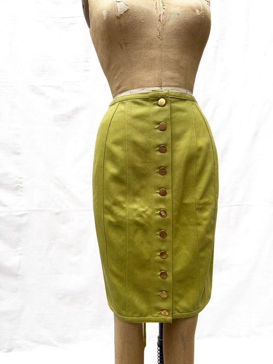 1988 Jean Paul Gaultier Chartreuse corset Skirt