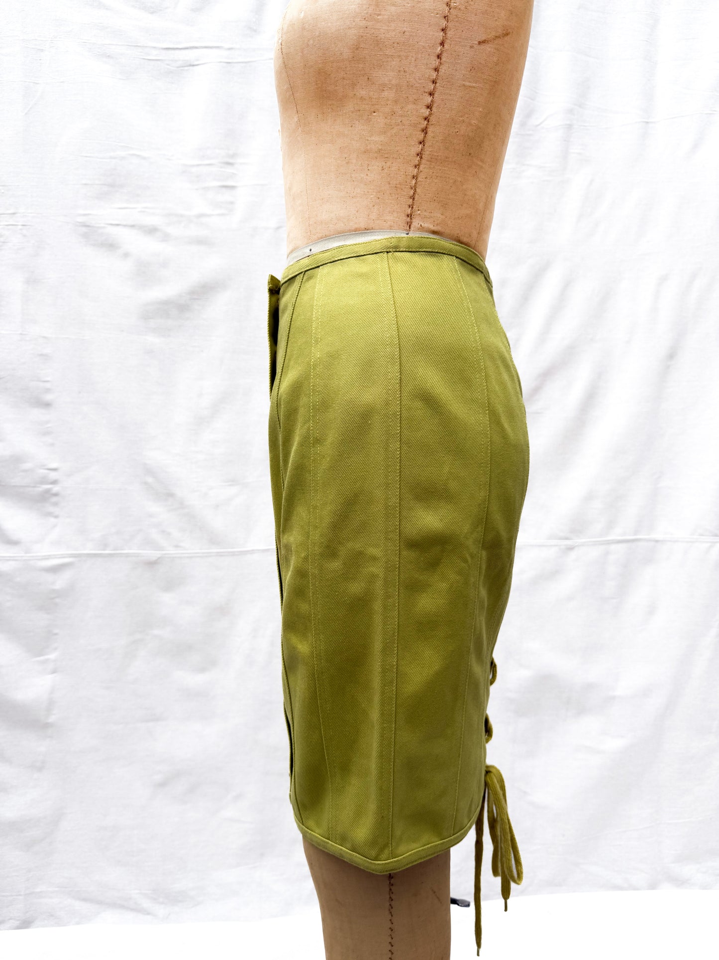 1988 Jean Paul Gaultier Chartreuse corset Skirt