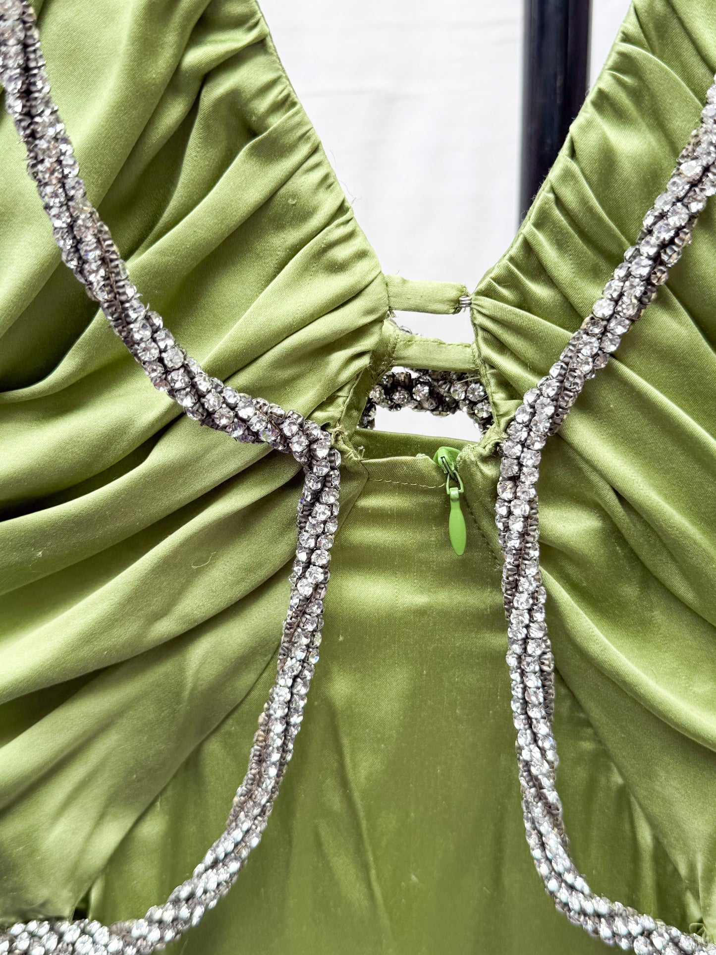 2005 Chloe by phobe Philo Sage Satine Dress