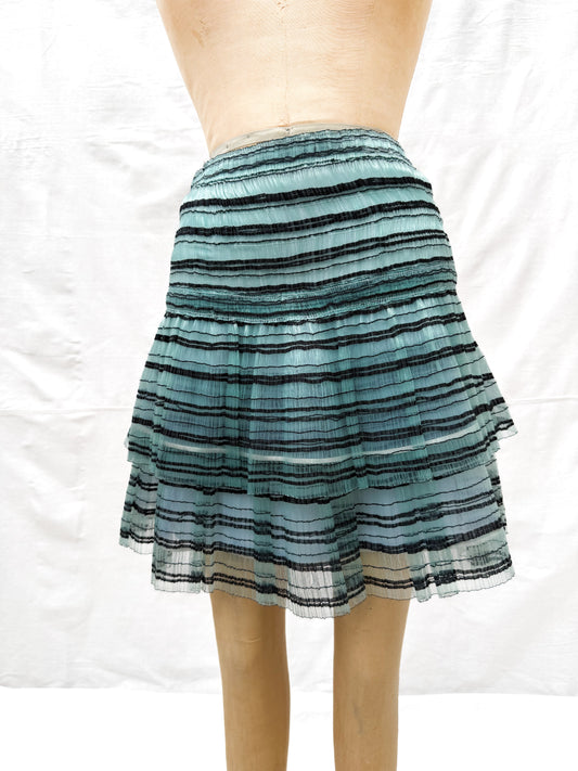 2009 S/S Balenciaga Fishing Wire Blue Skirt
