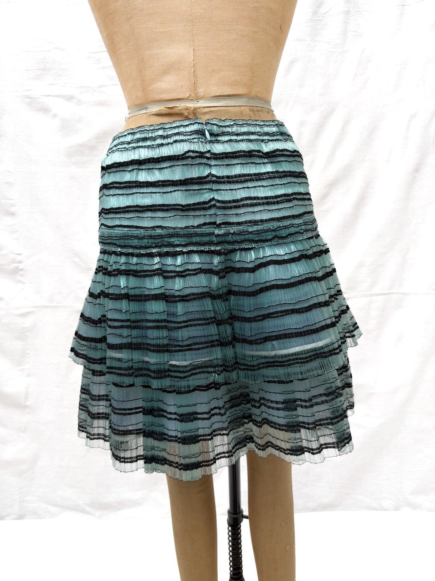 2009 S/S Balenciaga Fishing Wire Blue Skirt