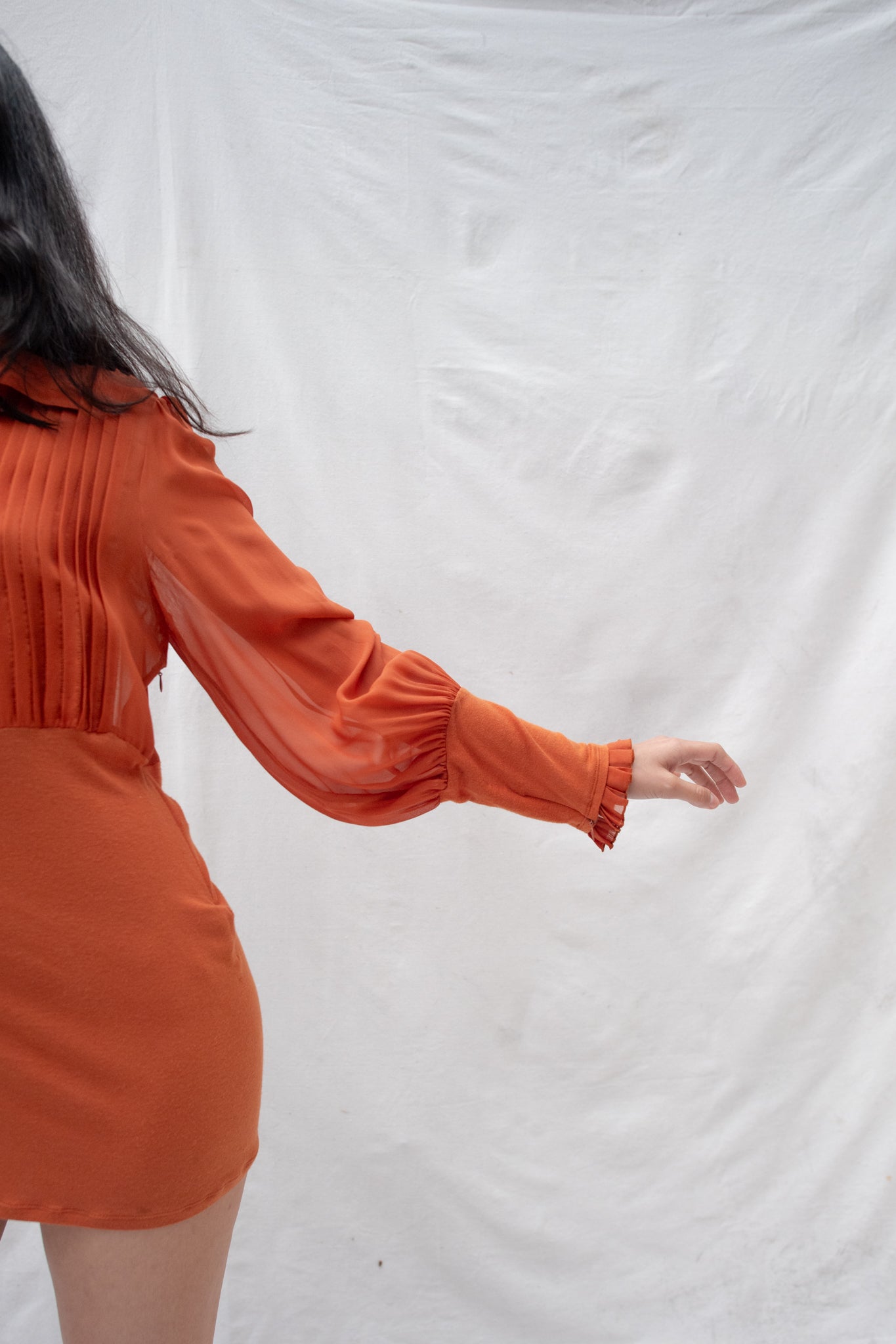 Ferre Burnt Orange Dress