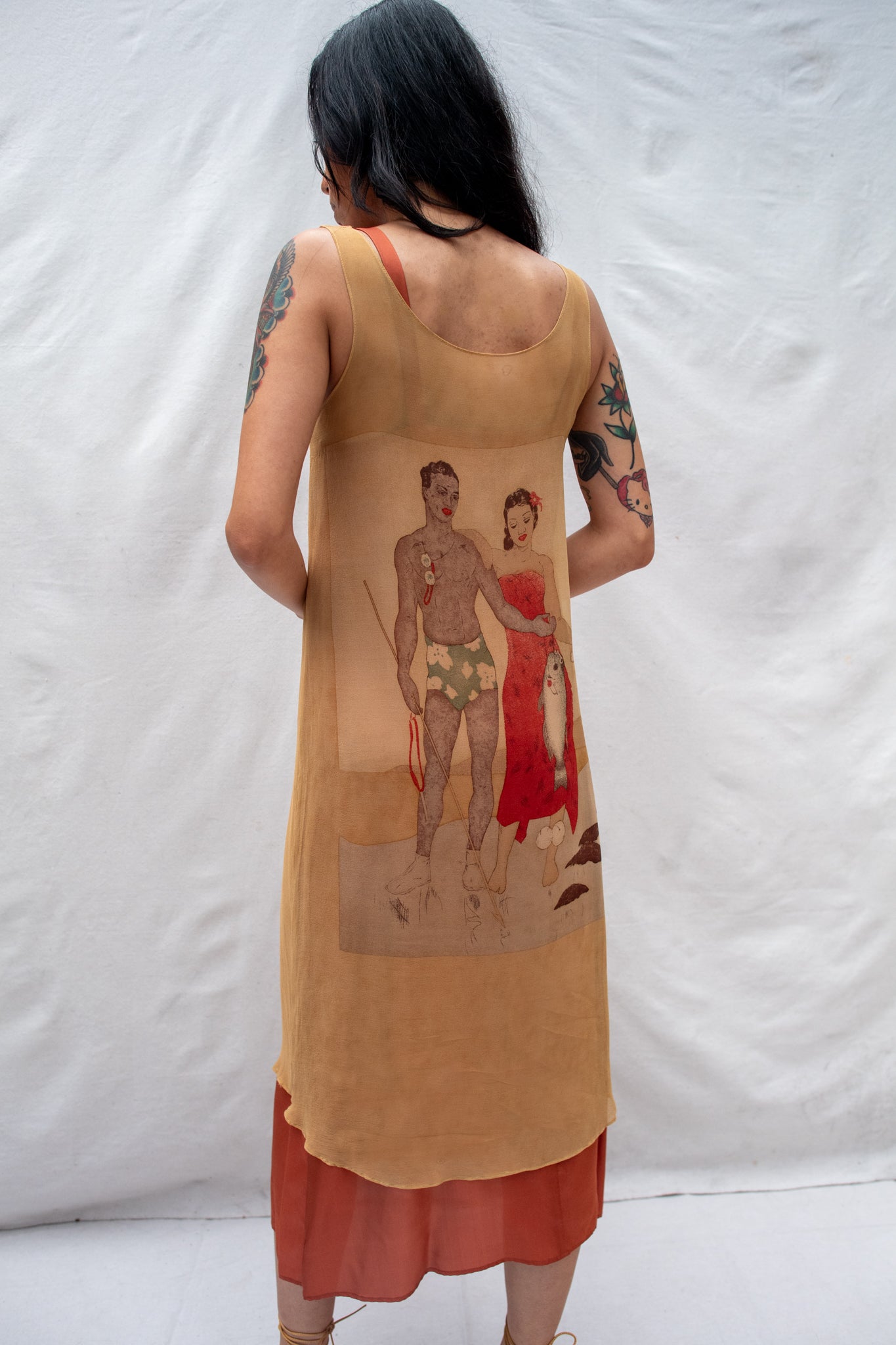 Novelty Print Hawaiian Dress