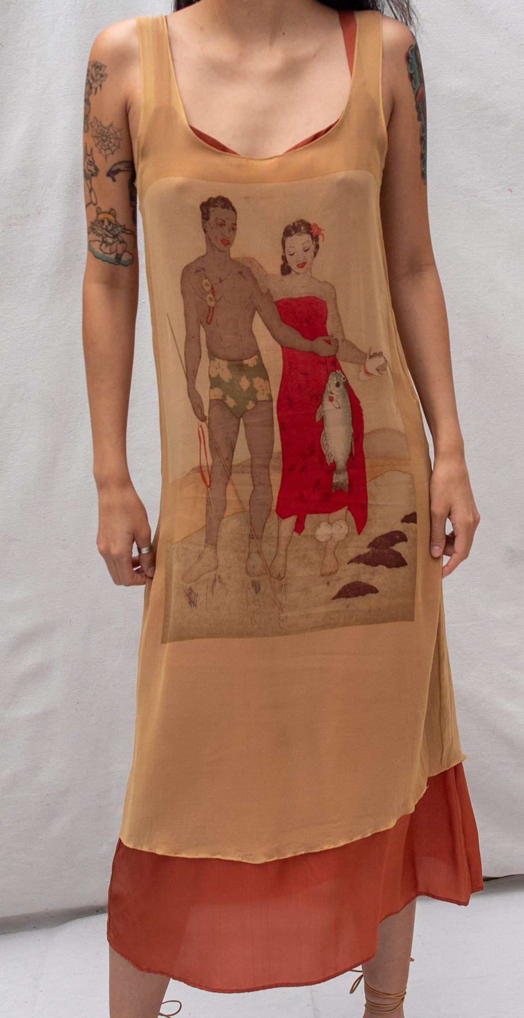 Novelty Print Hawaiian Dress