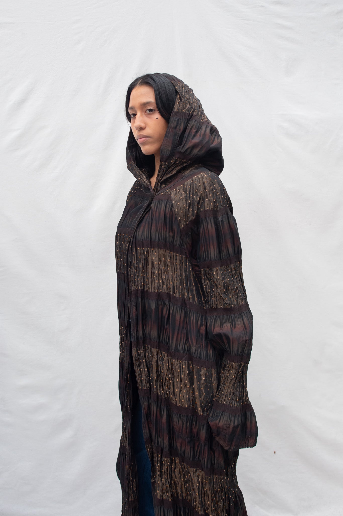 Iridescent Silk Duster