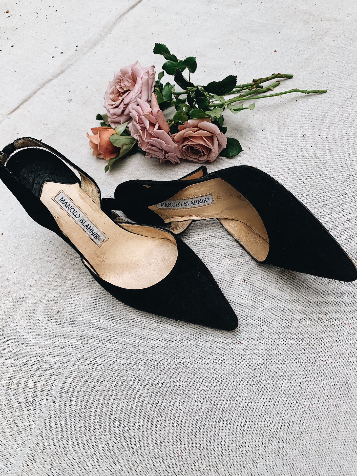 1990's Manolo Blahnik Noir Heels