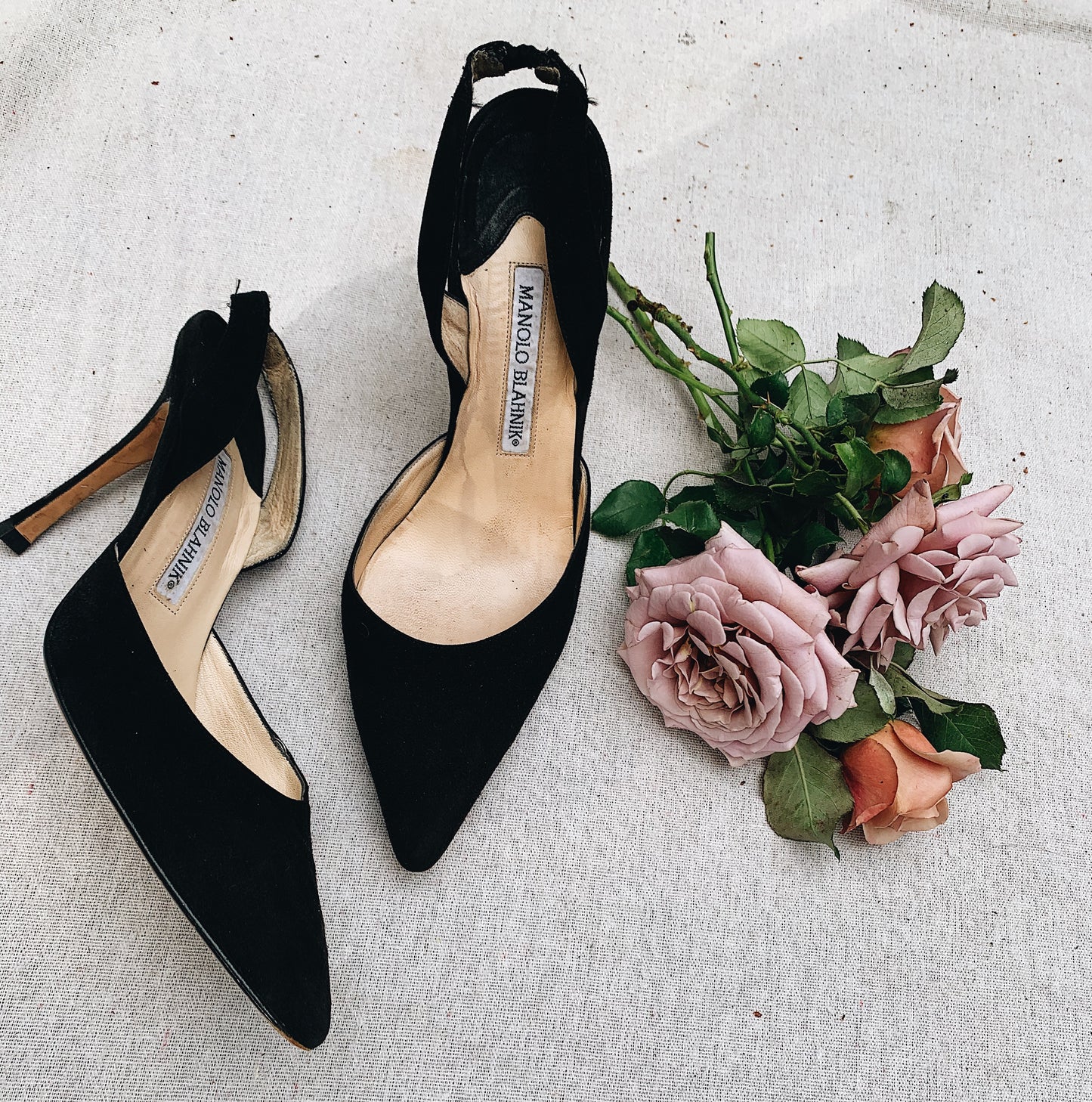 1990's Manolo Blahnik Noir Heels