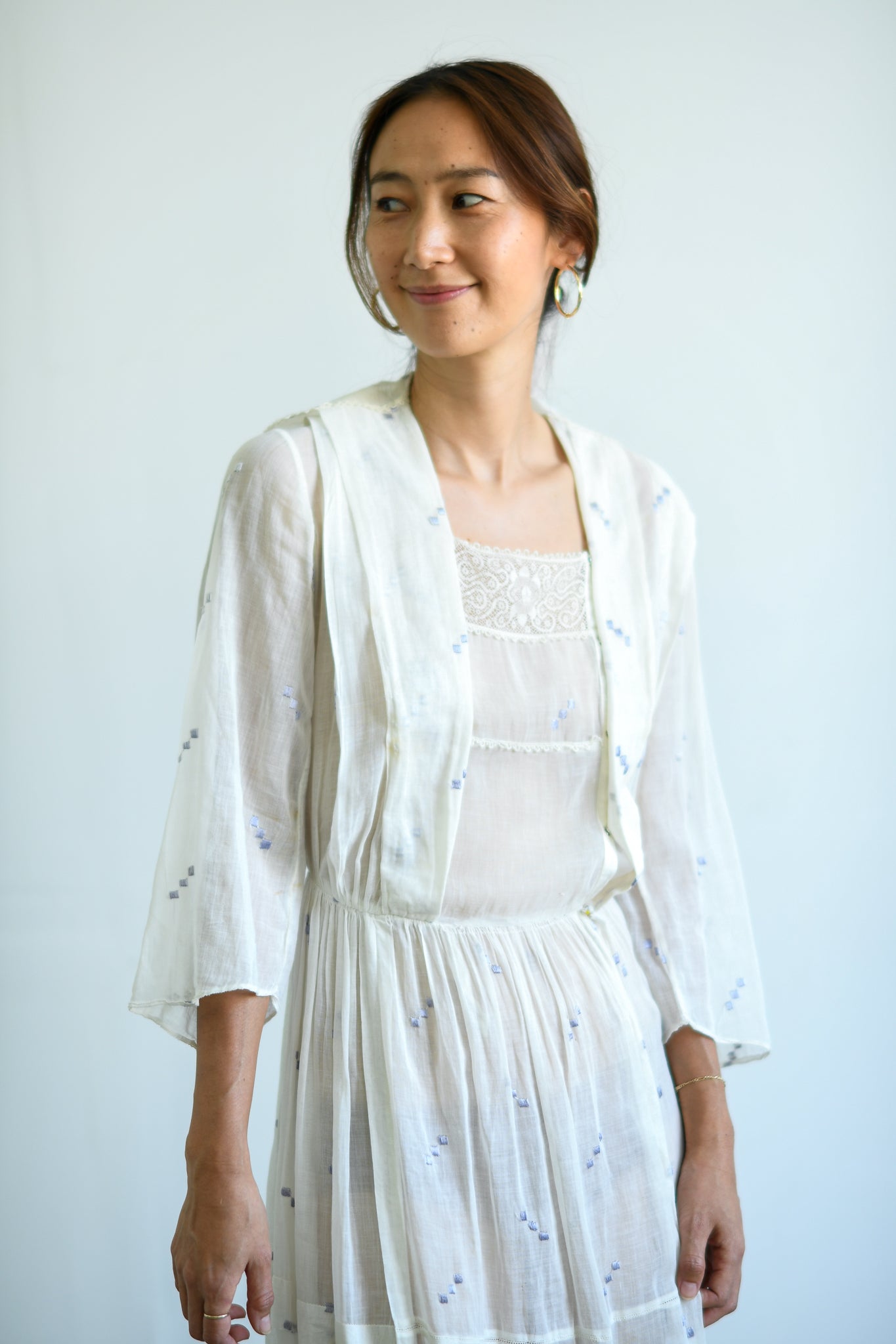 Edwardian Block Embroidered Dress