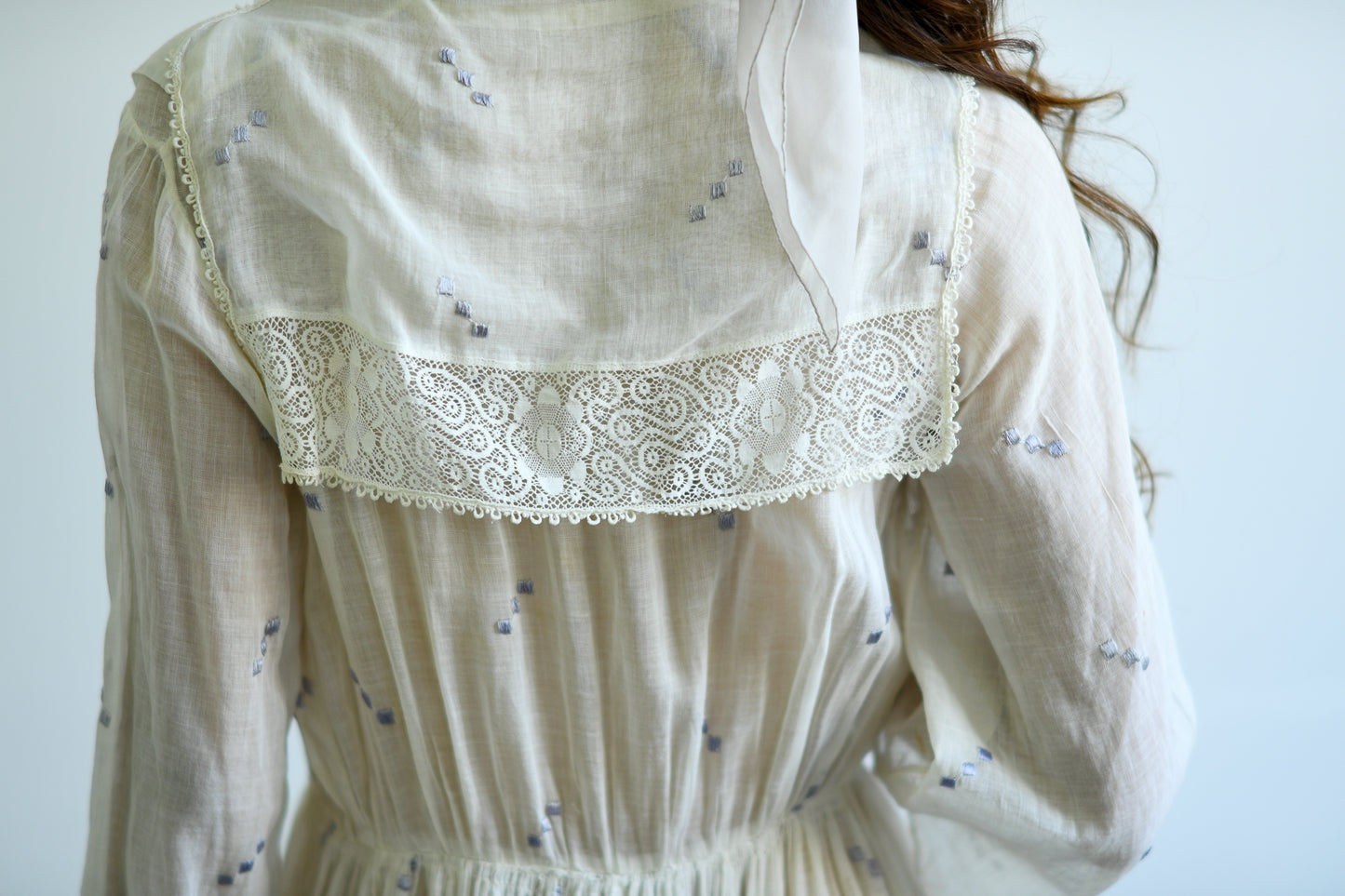 Edwardian Block Embroidered Dress