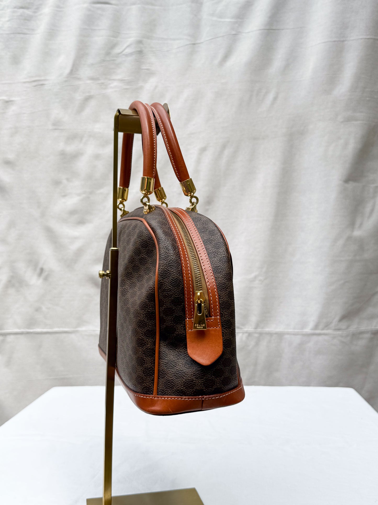 Celine Boston Macadam Leather Purse