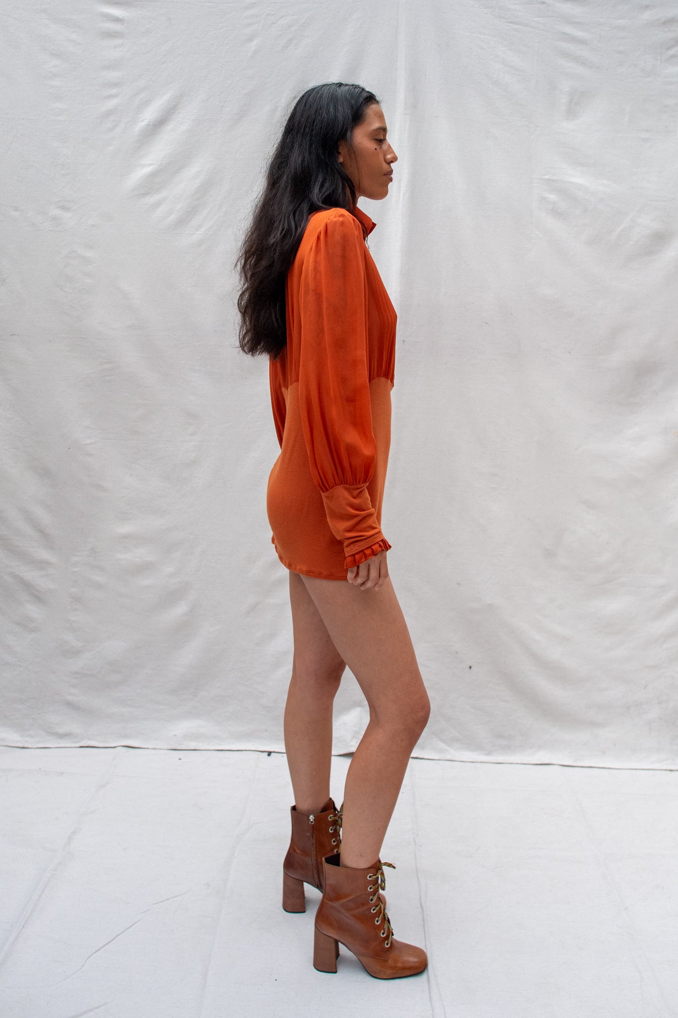 Ferre Burnt Orange Dress