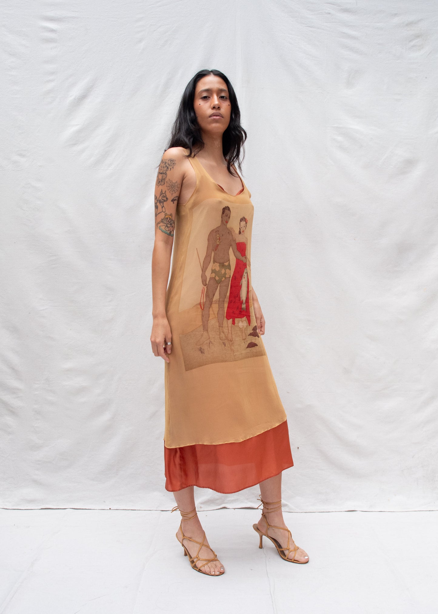 Novelty Print Hawaiian Dress
