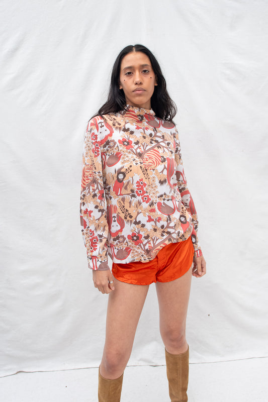 1970's Jungle Blouse
