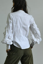 Load image into Gallery viewer, 1980&#39;s Flower Applique Blouse