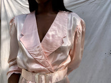 Load image into Gallery viewer, Satin Pink Ruffle Dress