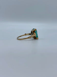 Emraled Topez Ring