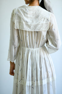 Edwardian Block Embroidered Dress