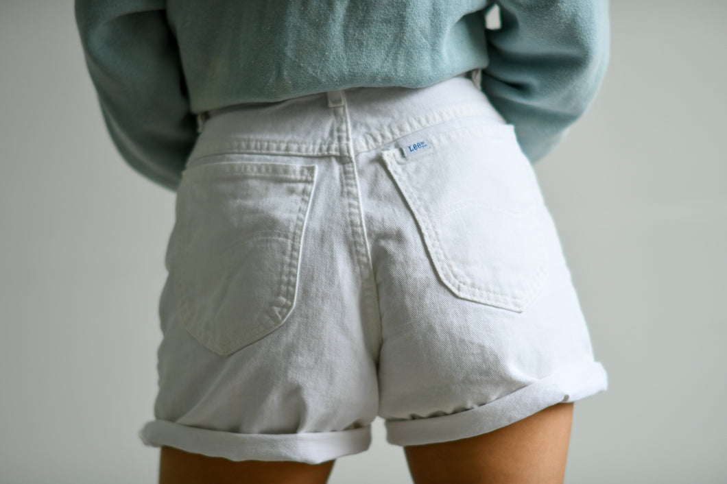 Lee 1980's White Shorts